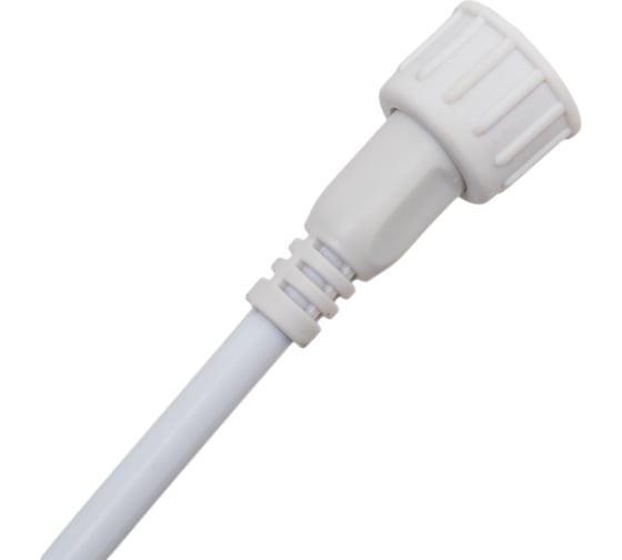 Переходник TEAMPROF нить - гибкий неон, белый (ТРИ ЧАСТИ) TPF-EC2-015-S-FX-W