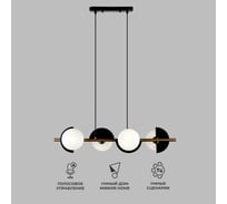 Подвесной светильник Eurosvet 70149/4 черный/латунь a064820