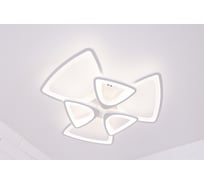 Потолочная светодиодная люстра Schaffner, цвет белый. Люстра с пультом управления, освещение до 18 кв.м, мощность 180 Вт Peligroso 39083-3+3