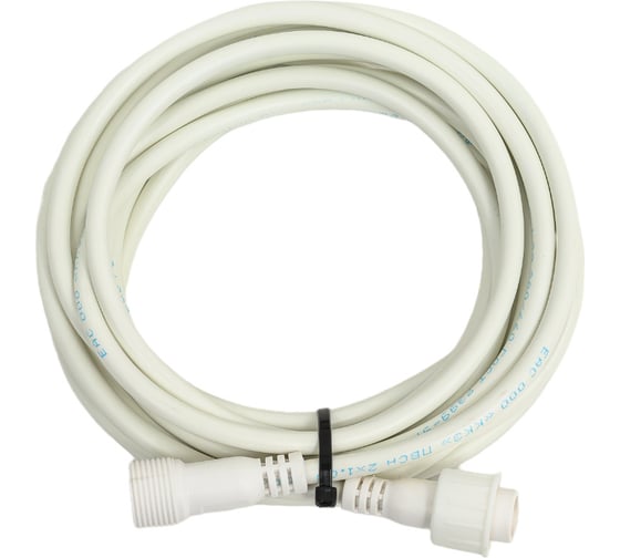 Удлинитель TEAMPROF 5 м, 2 pin, белый TPF-EC2-5-W