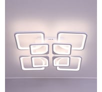 Потолочная светодиодная люстра Schaffner Escudo 39047, цвет белый. Люстра с пультом управления, освещение до 25 кв.м, мощность 216 Вт Escudo 39047-4+4