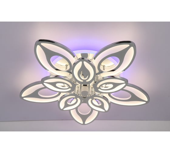Люстра Schaffner Gambito led 200w+30w 62017-5+5-TL Chrome