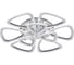 Люстра Schaffner Real led 186w+30w 39421-6+3-DA-TL Chrome 4