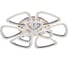 Люстра Schaffner Real led 186w+30w 39421-6+3-DA-TL Chrome 5