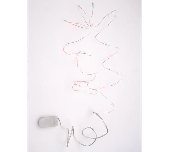 Гирлянда SHLights Нить 20 синих минидиодов ,1,9м, на батарейках, LDM020B-BO