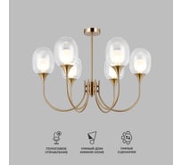 Подвесной светильник Eurosvet 70217/6 латунь a064749