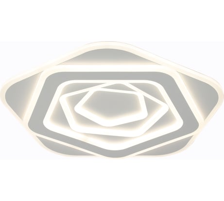 Потолочная светодиодная люстра Schaffner, цвет белый. Люстра с пультом управления, освещение до 20 кв.м, мощность 194 Вт Gameto 62094-500