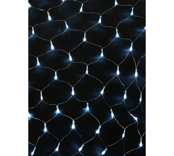 Уличная гирлянда SHLights Сетка, IP44, 144 LED белых, 1.5x1 м, до 10, NTLD144-W-E