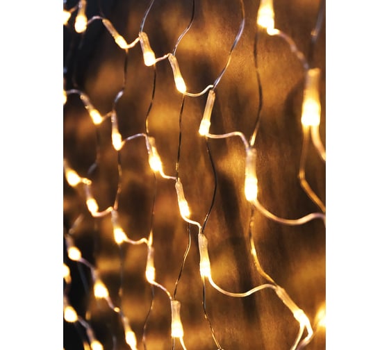 Уличная гирлянда SHLights Сетка 10% миг 144 LED, 1,5x1м, NTLD144-WW-E-F