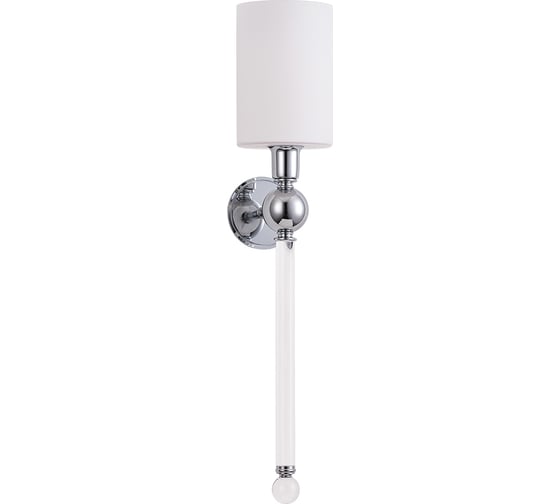 Бра Crystal lux MIRABELLA AP1 CHROME/WHITE
