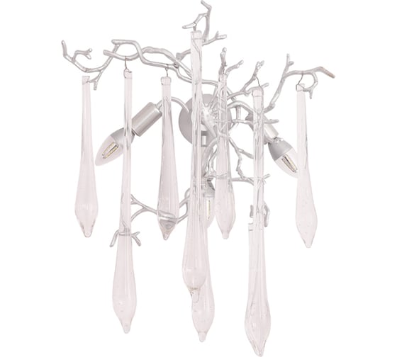 Настенный светильник Crystal lux REINA AP3 SILVER PATINA