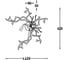 Настенный светильник Crystal lux REINA AP3 SILVER PATINA 2