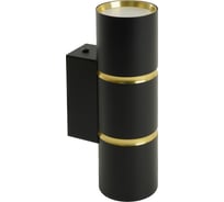 Настенный светильник FERON ml1860 zen mr16 35w, 230v, 2хgu10, черный, золото ip20 48649