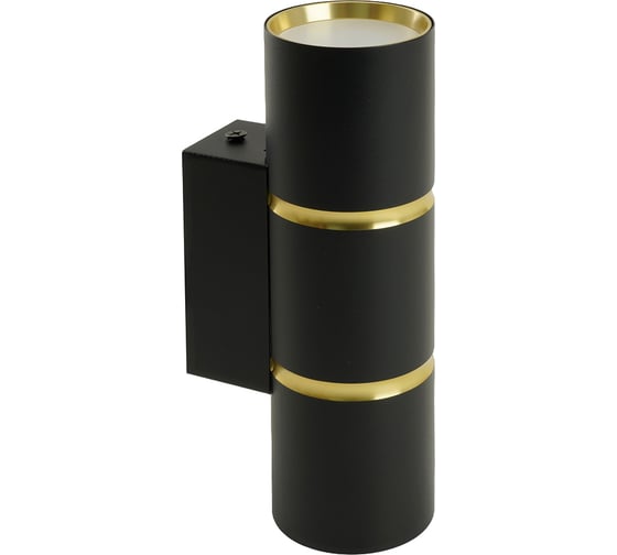 Настенный светильник FERON ml1860 zen mr16 35w, 230v, 2хgu10, черный, золото ip20 48649