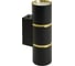 Настенный светильник FERON ml1860 zen mr16 35w, 230v, 2хgu10, черный, золото ip20 48649 1