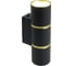 Настенный светильник FERON ml1860 zen mr16 35w, 230v, 2хgu10, черный, золото ip20 48649 8