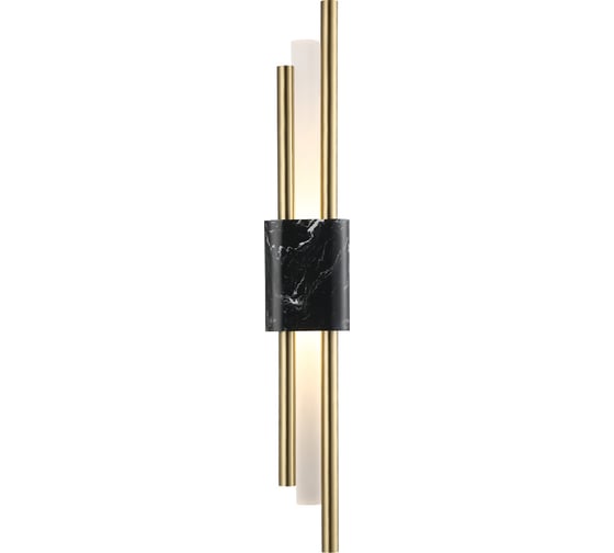 Настенный светильник Crystal lux CARTA AP6W LED BLACK/BRASS