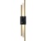 Настенный светильник Crystal lux CARTA AP6W LED BLACK/BRASS 1