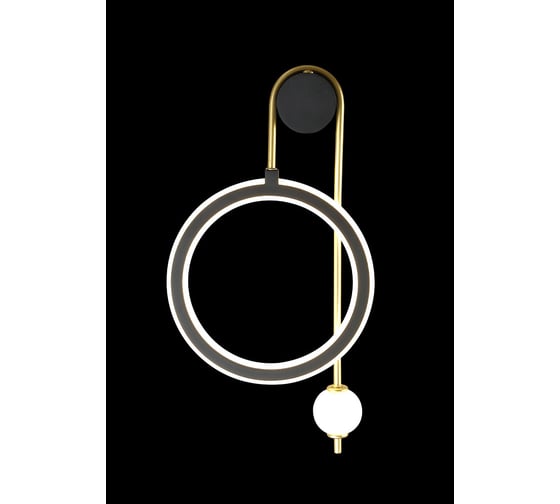Бра Crystal lux CORIDA AP25W LED BLACK/GOLD