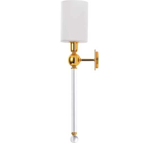 Бра Crystal lux MIRABELLA AP1 GOLD/WHITE 1