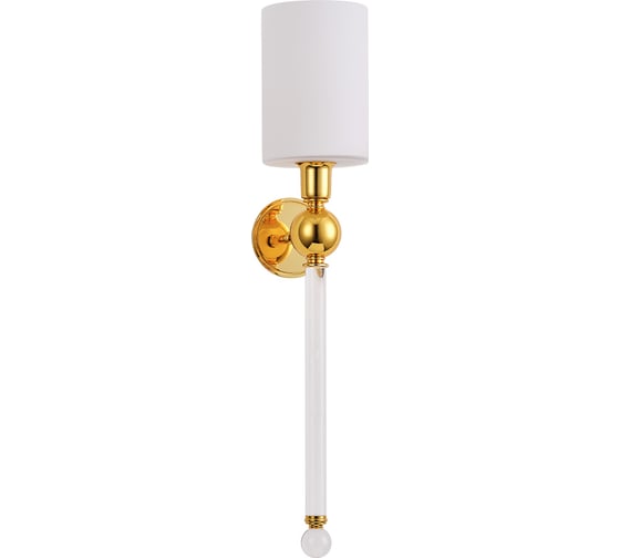 Бра Crystal lux MIRABELLA AP1 GOLD/WHITE