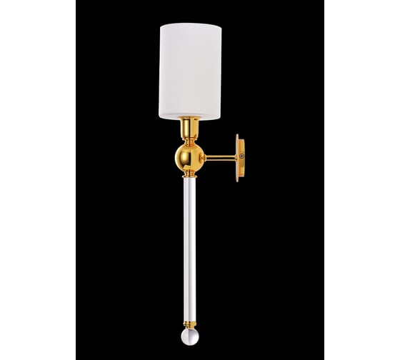 Бра Crystal lux MIRABELLA AP1 GOLD/WHITE