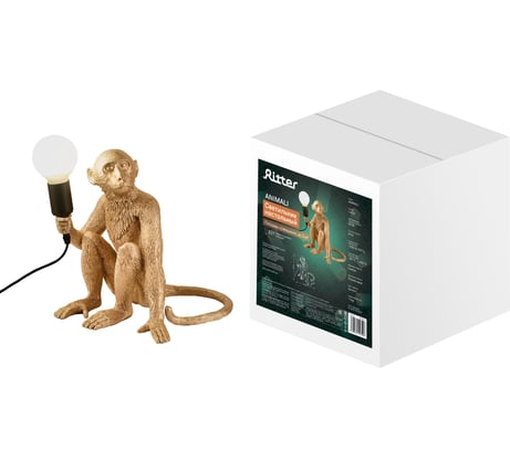 Декоративный светильник RITTER, ANIMALI, 1хЕ27, золото, , 52750 7