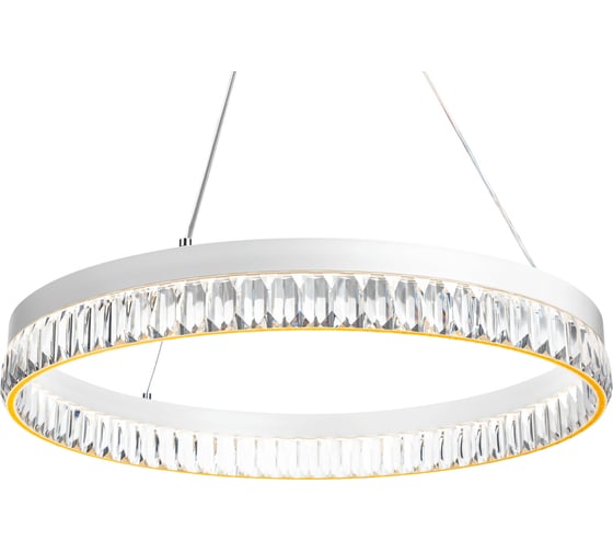 Потолочная люстра RITTER LED диммер LUCIDO ДУ 3 режима O500x1000 60Вт 2550К/3350К/4550К 18м бел 52934 1