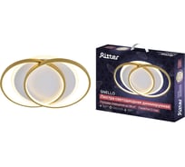 Потолочная люстра RITTER LED диммер SNELLO ДУ 3 режима 530x385x75 100Вт 2700K/4000K/6400K 36м зол 51624 2