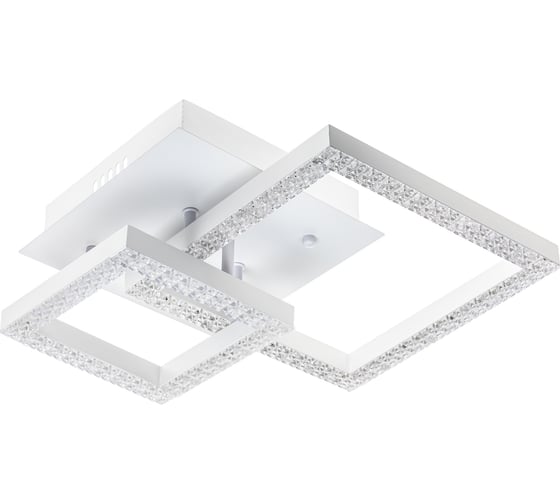 Потолочная люстра RITTER LED диммер SERENITA ДУ 3 режима 310x310x130 60Вт 18м бел 52936 5