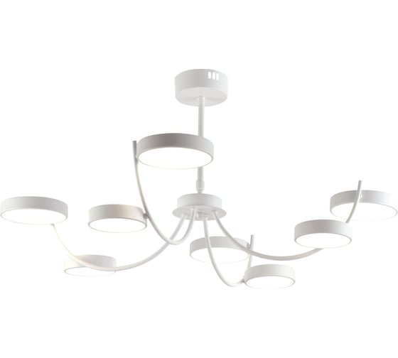 Потолочная люстра RITTER LED диммер MATTINO ДУ 3 режима 750x610 120Вт 2700/4200/6400 42м бел 51661 7
