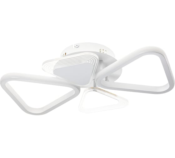 Потолочная люстра RITTER LED диммер NUVOLA с ДУ, 3 режима, 500x335x100, 72Вт, 22м, белый, , 52938 9
