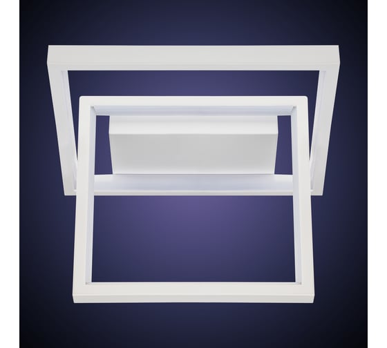 Потолочная люстра RITTER LED диммер FALENA 3 режима 250x250x215 24Вт 2700K/4200K/6400K 9м бел 51621 1