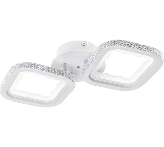 Потолочная люстра RITTER LED диммер LOSANGA с ДУ, 3 режима, 465x220x90, 80Вт, 24м, белый, , 52930 3