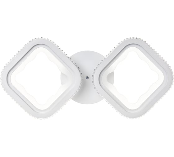 Потолочная люстра RITTER LED диммер LOSANGA с ДУ, 3 режима, 465x220x90, 80Вт, 24м, белый, , 52930 3