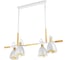 Потолочная люстра RITTER, VOLANTE, 900x850, 8м, 4хЕ27, металл, белый/дерево, , 52501 1 2