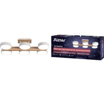 Потолочная люстра RITTER LED диммер SCANDIA ДУ 650x330x177 90Вт 2700K/4200K/6400K 34м бел/дер 51627 3