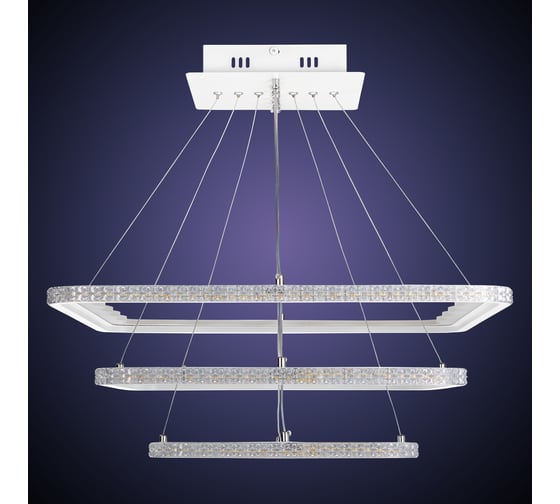 Потолочная люстра RITTER LED диммер LUCIDO ДУ D600x1000 284Вт 2700+6400/4200/6400+2700 86м бел 51646 4