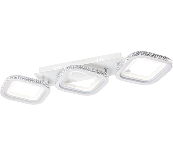 Потолочная люстра RITTER LED диммер LOSANGA с ДУ, 3 режима, 715x220x80, 120Вт, 36м, белый, , 52931 0