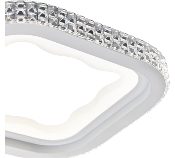 Потолочная люстра RITTER LED диммер LOSANGA с ДУ, 3 режима, 715x220x80, 120Вт, 36м, белый, , 52931 0
