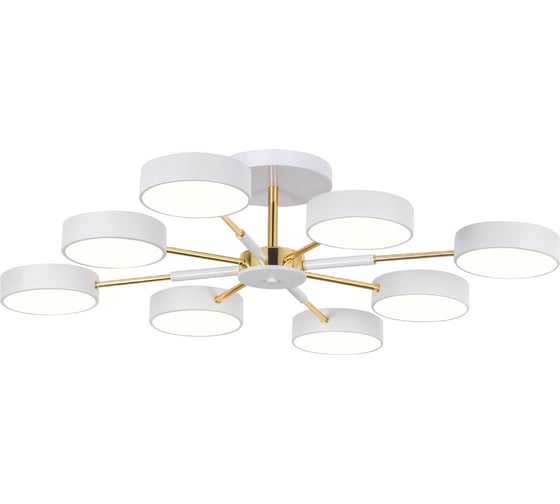 Потолочная люстра RITTER LED диммер SCANDIA ДУ 860x665x180 120Вт 2700K/4200K/6400K 45м сер/з 51629 7