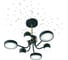 Потолочная люстра RITTER LED диммер NOTTE ДУ 3 режима O640x330 84Вт 2700К/4200К/6400К 28м чер/зол 51633 4 2