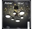 Потолочная люстра RITTER LED диммер NOTTE ДУ 3 режима O640x330 84Вт 2700К/4200К/6400К 28м чер/зол 51633 4 5