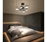 Потолочная люстра RITTER LED диммер NOTTE ДУ 3 режима O640x330 84Вт 2700К/4200К/6400К 28м чер/зол 51633 4 8