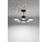 Потолочная люстра RITTER LED диммер NOTTE ДУ 3 режима O640x330 84Вт 2700К/4200К/6400К 28м чер/зол 51633 4 10