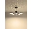 Потолочная люстра RITTER LED диммер NOTTE ДУ 3 режима O640x330 84Вт 2700К/4200К/6400К 28м чер/зол 51633 4 11
