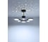 Потолочная люстра RITTER LED диммер NOTTE ДУ 3 режима O640x330 84Вт 2700К/4200К/6400К 28м чер/зол 51633 4 12