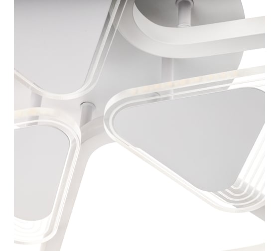 Потолочная люстра RITTER LED диммер NUVOLA с ДУ, 3 режима, 563x500х135, 108Вт, 33м, белый, 52939 6