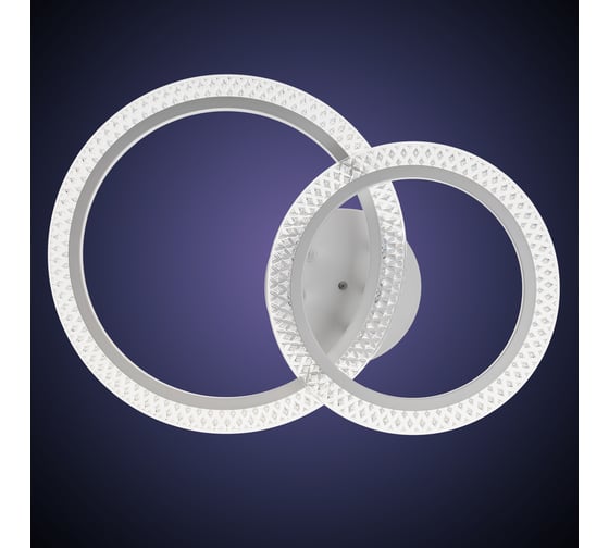 Потолочная люстра RITTER LED диммер RIFLESSO с ДУ 3 режима 470x330x120 52Вт 16м белый 52924 2