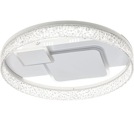 Потолочная люстра RITTER LED диммер GALASSIA ДУ 3 режима O500x95 78Вт 2700K/4200K/6400K 29м бел 51649 5